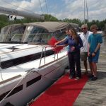Happy owners of a Jeanneau 509