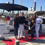 Happy owners of a Jeanneau 44 DS